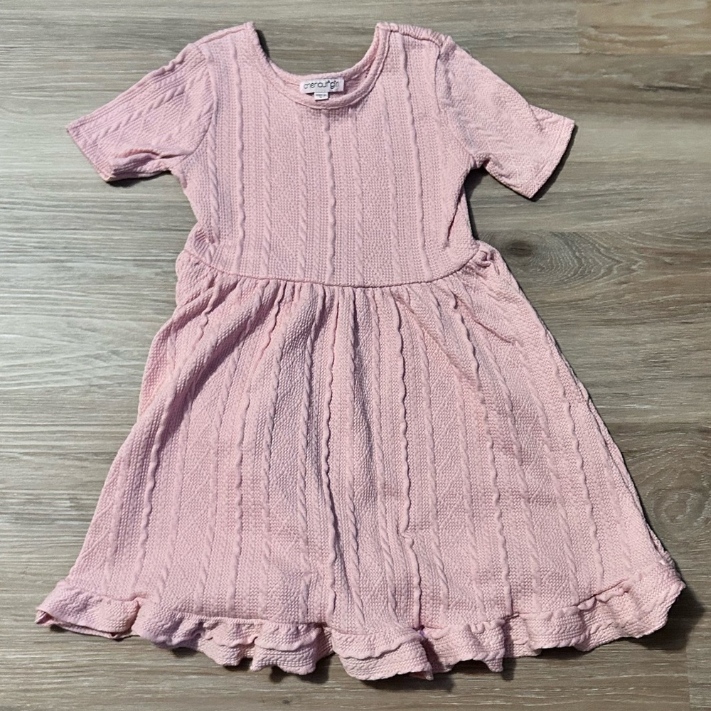 Chenault Girl | Light Pink Sweater Dress